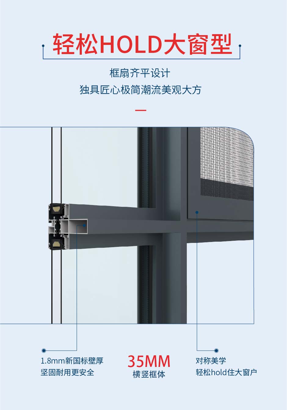 怡发门窗全能E8外开窗